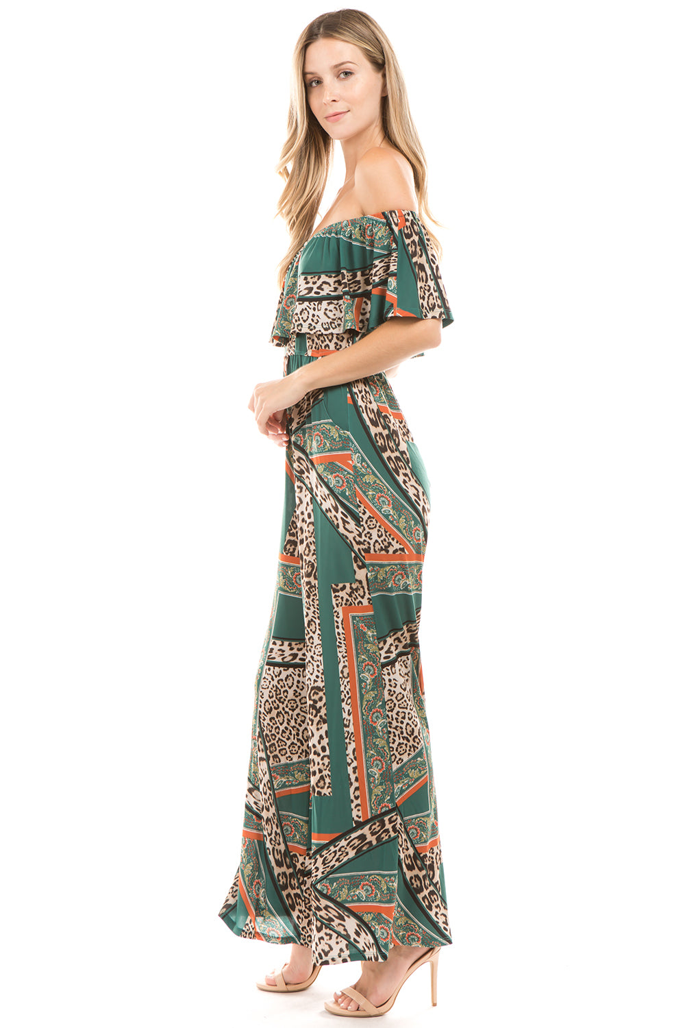 LIVIA JUMPSUIT (Green)- VD2316