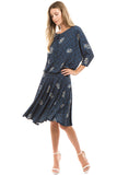 ODETTE DRESS (Navy) - VD2324