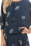 ODETTE DRESS (Navy) - VD2324