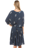 ODETTE DRESS (Navy) - VD2324
