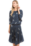 ODETTE DRESS (Navy) - VD2324