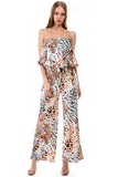BRYNN JUMPSUITS (WHITE LEOPARD)- VD2390