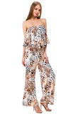 BRYNN JUMPSUITS (WHITE LEOPARD)- VD2390