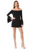 DAGNES DRESS (BLACK)- VD2566T
