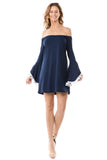 AGNES DRESS (NAVY)- VD2566