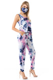 CORA JUMPSUITS (SUMMER NIGHT TIE DYE)- VD2754T