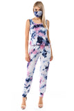 CORA JUMPSUITS (SUMMER NIGHT TIE DYE)- VD2754T