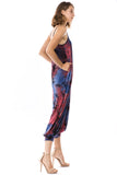 EMIME JUMPSUITS (NAVY TIE DYE)- VD2776T