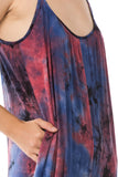 EMIME JUMPSUITS (NAVY TIE DYE)- VD2776T