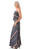 ANOUK TUBE LONG DRESS (ETHNIC BOHO)- VD3200