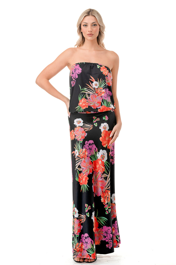 ANOUK TUBE LONG DRESS (SUMMER FLORAL)- VD3200