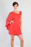 SUZANNE CAFTAN DRESS (ORANGE)-VD7378
