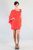 SUZANNE CAFTAN DRESS (ORANGE)-VD7378