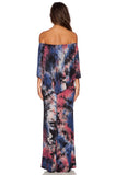 JILL STRAPLESS JUMPSUIT (NAVY TIE DYE)- JD7152T (VD9538)