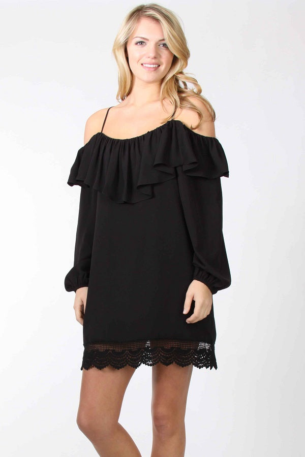 CHANTILY DRESS (BLACK) -VD9711
