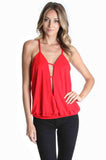 VICTORIANA TOP (RED)- VT1051