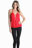 VICTORIANA TOP (RED)- VT1051