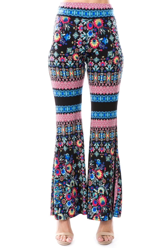 EDEN PANTS (BLACK MULTI)- VP2276