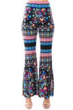 EDEN PANTS (BLACK MULTI)- VP2276