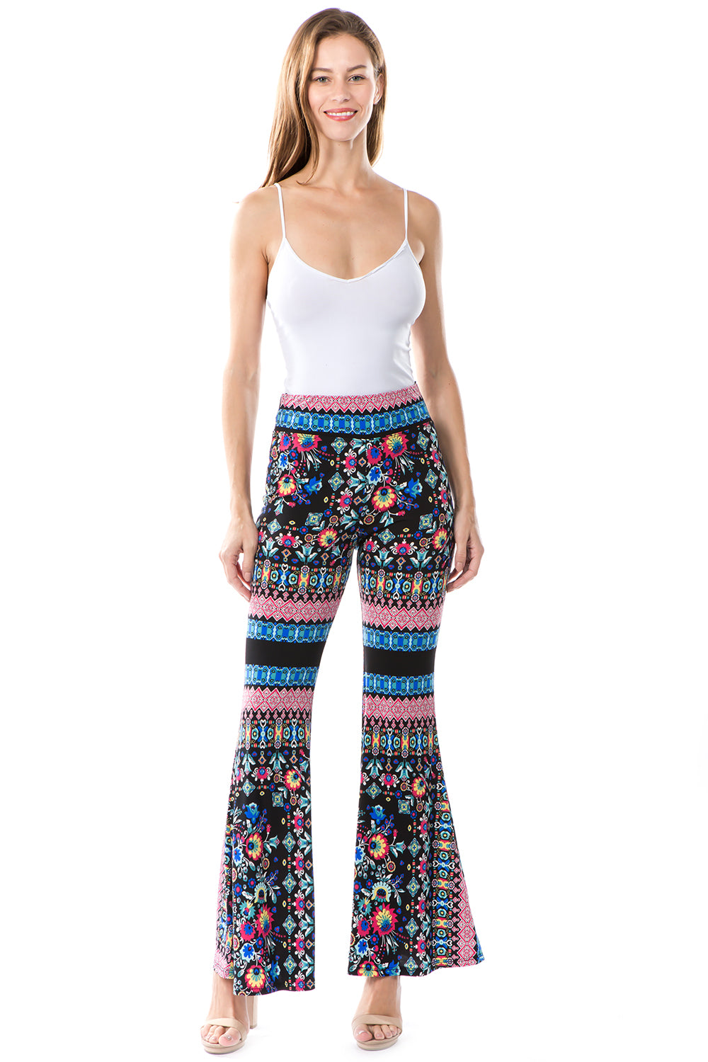 EDEN PANTS (BLACK MULTI)- VP2276
