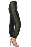 AGNES PANTS (BRUSH BLACK/BRUSH OLIVE)-VP2769