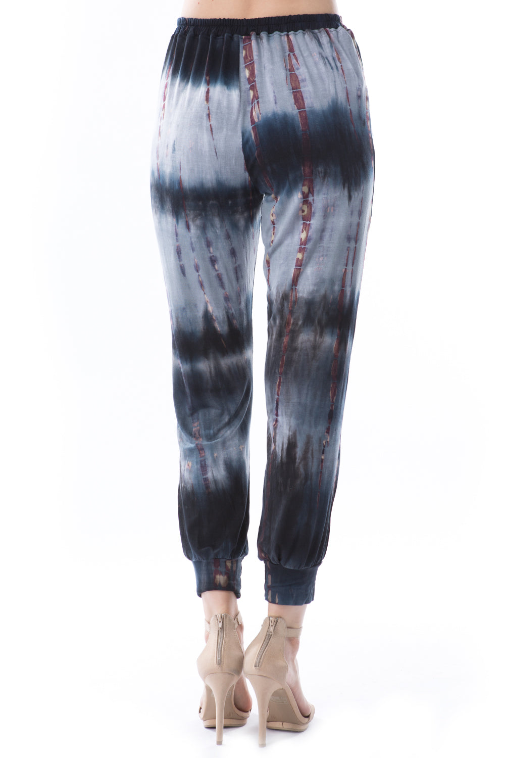 LUX JOGGER PANTS (BAMBOO BLACK-GREY TIE DYE)-VP2780T