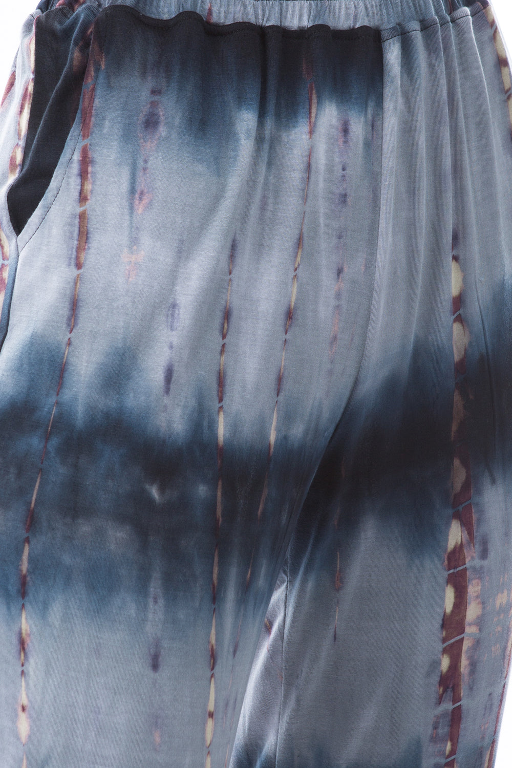 LUX JOGGER PANTS (BAMBOO BLACK-GREY TIE DYE)-VP2780T