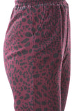 LUX JOGGER PANTS (LEOPARD WINE)-VP2780