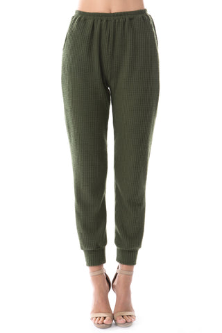 LUX JOGGER PANTS (BRUSH OLIVE)-VP2780