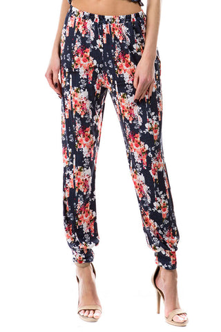 LUX JOGGER PANTS (FLORAL PRINT)-VP2780