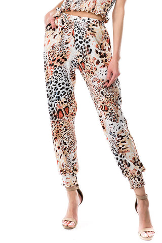 LUX JOGGER PANTS (WHITE LEOPARD)-VP2780