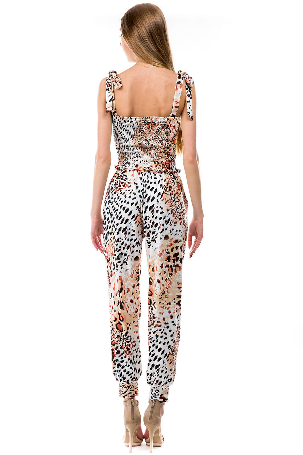 LUX JOGGER PANTS (WHITE LEOPARD)-VP2780