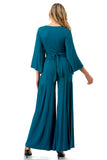 ANOUK WIDE BOTTOM PANTS (TEAL)- VP3214