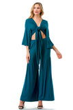 ANOUK WIDE BOTTOM PANTS (TEAL)- VP3214