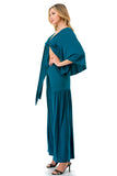 ANOUK WIDE BOTTOM PANTS (TEAL)- VP3214