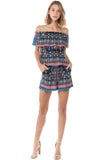 EDEN ROMPER (BLACK MULTI)- VR2485