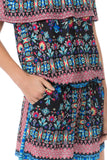 EDEN ROMPER (BLACK MULTI)- VR2485