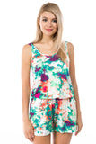 PAIGE ROMPER (VACATION TIE DYE)-VR2732T