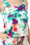 PAIGE ROMPER (VACATION TIE DYE)-VR2732T