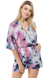 PAIGE RAGLAN ROMPER (SUMMER NIGHT TIE DYE)-VR2735