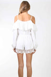 CHANTILY ROMPER (WHITE)-VR9710