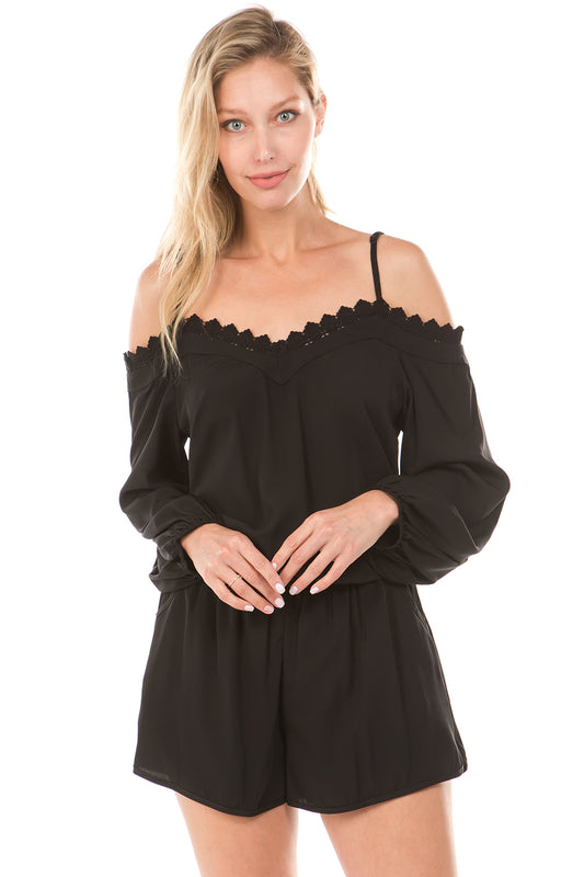 JOSEFINA ROMPER (Black)- VR9759