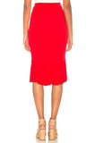 ROMAINE FRONT OPEN SKIRT (Red)- VS1811