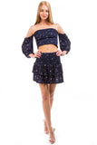 Valentina Skirt (NAVY STAR)-VS9785