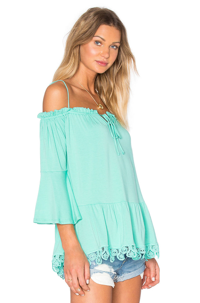 BAMBI BELL SLEEVE TOP (MINT)- VT1233