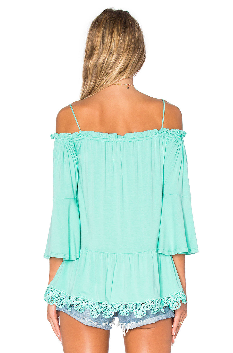BAMBI BELL SLEEVE TOP (MINT)- VT1233