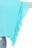 VALA KIMONO TOP (Aqua)- VT1317