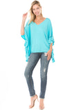 VALA KIMONO TOP (Aqua)- VT1317