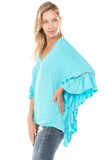 VALA KIMONO TOP (Aqua)- VT1317