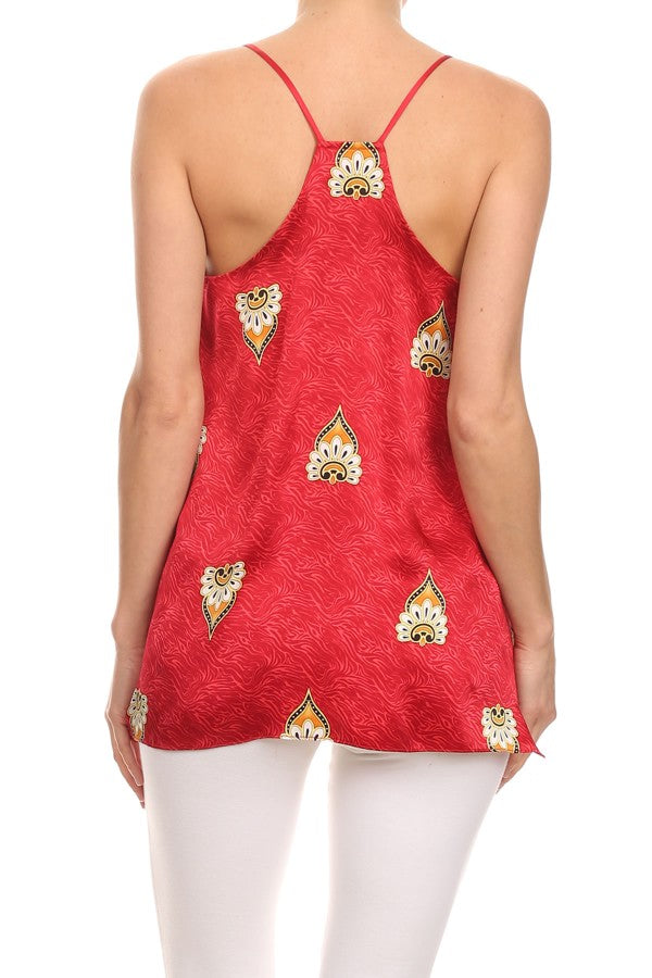 MAKAYLA CAMI (RED)- T1348